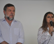 Eliane foi apresentada pelo secretário da Educação e vice-governador, Flávio Arns, à equipe da secretaria na manhã desta sexta-feira (21).