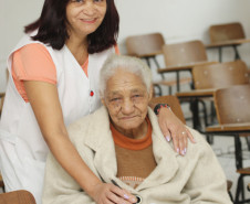 Alfabetização de Jovens e Adultos no Colégio Estadual Deputado Olívio Belich. 