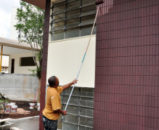 Reformas no Colégio Estadual Pedro Macedo.
