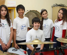 Coral do Colégio Estadual Maria Gai Grendel.