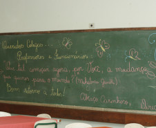 Semana pedagógica de fevereiro de 2011. Foto de arquivo.