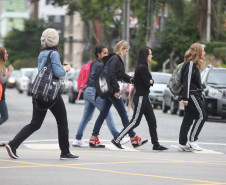 CURITIBA,PR 14 DE FEVEREIRO DE 2013 - Cerca de 1,3 milhão de alunos da rede estadual de educação do paraná, voltaram às salas de aula nesta quinta (14), 
Colégio Estadual Júlia Wanderley.