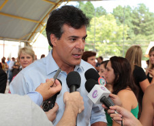 O governador Beto Richa inaugurou as novas instalações do Colégio Estadual Tarsila do Amaral, em São José dos Pinhais, nesta segunda-feira (18)