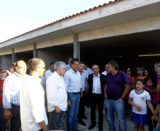 Visita às obras da Escola Municipal Judith Goss de Lima.