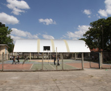 Colégio Estadual Amâncio Moro. Foto de Arquivo.