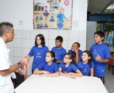 Colégio Estadual Professor Brasílio Vicente de Castro. Foto de Arquivo.