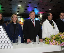 Formatura de Pedagogos pela Universidade Estadual de Ponta Grossa, ex-alunos da Vizivali. Cerimônia ocorreu nesta quinta-feira (4), em Ibaiti. <br />
<br />
Veja mais fotos em: <a href=" http://www.flickr.com/photos/flavioarns/sets/72157633170810214/ " target="_blank"> http://www.flickr.com/photos/flavioarns/ </a>