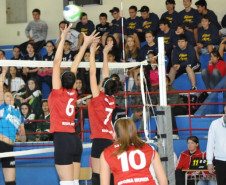 Voleibol feminino nos JEPS 2012.
