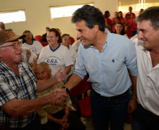 Goevernador Beto Richa durante solenidade onde libera investimentos para reparos em escolas estaduais.
Miraselva.