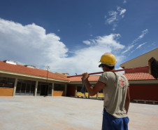 Reformas em colégios estaduais. Foto de arquivo.