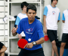 14-05-13 - Jogos Escolares,  jogo de Tenis de Mesa.  