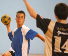 14-05-13 - Jogos Escolares,  jogo de Handebol.  