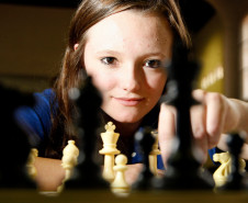 13-05-13 - Colégio Estadual do Paraná, prova de xadrez dos Jogos do Paraná, na foto Suelen Cristine Nowak. Foto: Felipe Gabriel