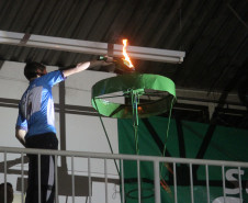 Mais de cinco mil atletas de 12 a 14 alunos disputam a Etapa Final – Classe B dos Jogos Escolares do Paraná até o dia 06 de julho. <br />
<br />
Veja mais fotos em: <a href=" http://www.flickr.com/photos/flavioarns/sets/72157634384516063/" target="_blank"> http://www.flickr.com/photos/flavioarns/ </a>