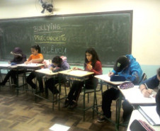 Foram feitas várias atividades como palestras, produção de textos, debates, e exposições com imagens, fotografias e vídeos.
