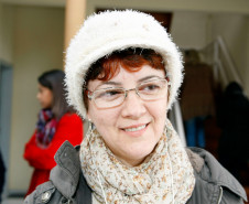 Caravana da Poesia em Pato Branco na Faculdade de Pato Branco - FADEP, professora Tania Mara Guarnere. 27-08-13.  