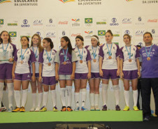 Estudantes de 12 a 14 participaram em Natal, RN, de evento que contou com disputa de 15 modalidades esportivas. 