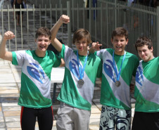 Estudantes de 12 a 14 participaram em Natal, RN, de evento que contou com disputa de 15 modalidades esportivas. 