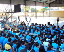 Eventos servem para definir delegação que representa o Paraná na 4ª Conferência Nacional Infantojuvenil pelo Meio Ambiente, Brasília. Atividades do NRE de Cianorte.