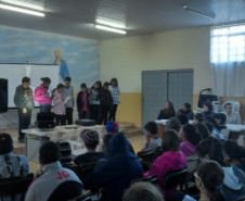 Eventos servem para definir delegação que representa o Paraná na 4ª Conferência Nacional Infantojuvenil pelo Meio Ambiente, Brasília. Atividades do NRE de Cianorte.