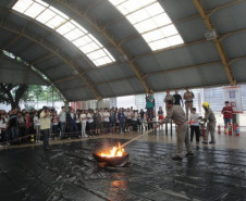 Defesa Civil realiza treinamento em colégio de Maringá