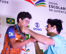 O estado do Paraná ficou em terceiro lugar no quadro geral de medalhistas dos Jogos Escolares da Juventude, categoria 12 a 14 anos, com 37 medalhas.