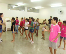 Aulas de dança.