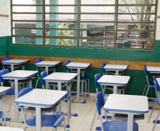 Arapongas, Colégio Estadual Nadir Montanha que recebeu reformas como a construção de três novas salas de aula. 24-09-13.