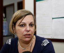 Londrina, Colégio Estadual Eldorado que recebeu a troca de salas de madeira para alvenaria, diretora Silvia Regina Albiere Kozitiaki. 07-10-13.  