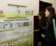 Caravana da Poesia em Ponta Grossa, no Centro Estadual de Educação Profissional. 18-10-13.