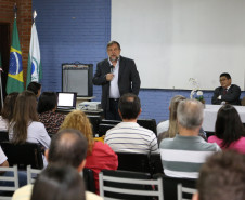 Curso de Fiscalização de Obras Públicas de Edificações tem duração de dois dias e conta com a participação de 160 profissionais.<br />
<br />
Veja mais fotos em: <a href=" http://www.flickr.com/photos/flavioarns/sets/72157636872255154/" target="_blank"> http://www.flickr.com/photos/flavioarns/</a>