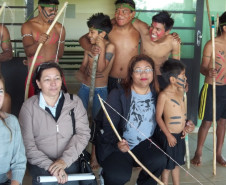 Alunos visitam comunidade indígena de Ortigueira