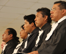 Formatura de docentes indígenas em Guarapuava.