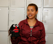 Escola Estadual Quilombola Maria Joana Vieira, em Palmas, na foto a Pedagoga Maria Isabel . 12-11-13.  