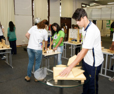Foz do Iguaçu, Ficiencias no pavilhão de exposição do parque da Itaipu. 20-11-13.