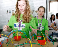 Foz do Iguaçu, Ficiencias no pavilhão de exposição do parque da Itaipu. 20-11-13.