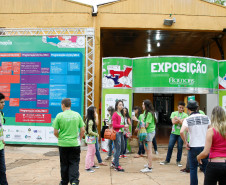 Foz do Iguaçu, Ficiencias no pavilhão de exposição do parque da Itaipu. 20-11-13.