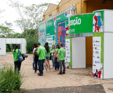 Foz do Iguaçu, Ficiencias no pavilhão de exposição do parque da Itaipu. 20-11-13.