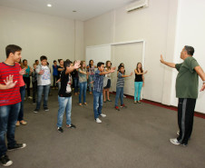 Delegação paranaense se prepara para a IV Conferência Nacional Infantojuvenil pelo Meio Ambiente (CNIJMA), que será realizada em Brasília. 22-11-13.