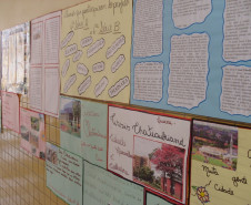 Alunos mostram trabalhos de valorização do município