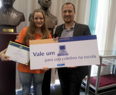 Estudante de 15 anos foi a 3ª colocada no concurso Jovem Senador. Sugestões da paranaense podem ser convertidas em projetos de lei.