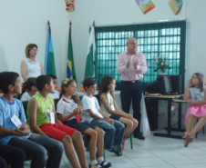  6º Olimpíada Leitor do Ano incentiva a leitura nos alunos dos anos iniciais do ensino fundamental da rede municipal de ensino e anos finais da rede estadual.