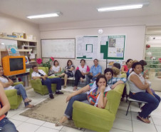 Reunião com as instâncias colegiadas, professores, funcionários e alunos para o Plano de Aplicação.
