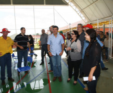 Governador Beto Richa inaugura a Escola Estadual do Campo José Marti, no Assentamento 8 de Abril. Jardim Alegrei/Pr, 30.11.2013.