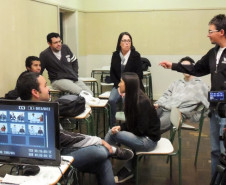 Evento é aberto ao público e com entrada gratuita, nesta terça, a partir das 19h. Filme é o trabalho de conclusão da turma de Técnico em Produção de Áudio e Vídeo. 