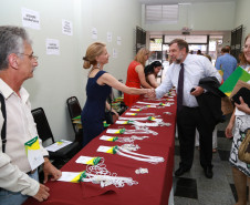 Encontro Estadual de Alfabetização e Educação de Jovens e Adultos (EJA) reúne os 399 secretários municipais de Educação do Paraná. <br />
<br />
Veja mais fotos em: <a href=" http://www.flickr.com/photos/flavioarns/sets/72157638340611965/page2/" target="_blank"> http://www.flickr.com/photos/flavioarns </a>