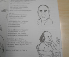 “Aquarela em Versos” estimulou alunos do ensino fundamental a produção de textos e ilustrações envolvendo disciplinas de português e arte. 