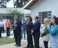 Casa foi construída em parceria entre a Cohapar, Secretaria da Educação e empresas parceiras no projeto, e ficou pronta em apenas quatro dias.