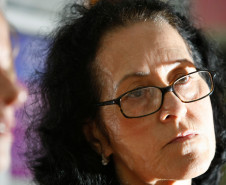 EJA - Colégio Estadual Dom Áttico Eusébio da Mota, na foto a aluna Dalva Maria Lucema de Oliveira. 16-01-14.