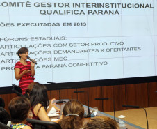 Comitê Gestor responsável por programas na área de qualificação profissional reuniu-se para avaliar as ações do ano passado e traçar planos para 2014.